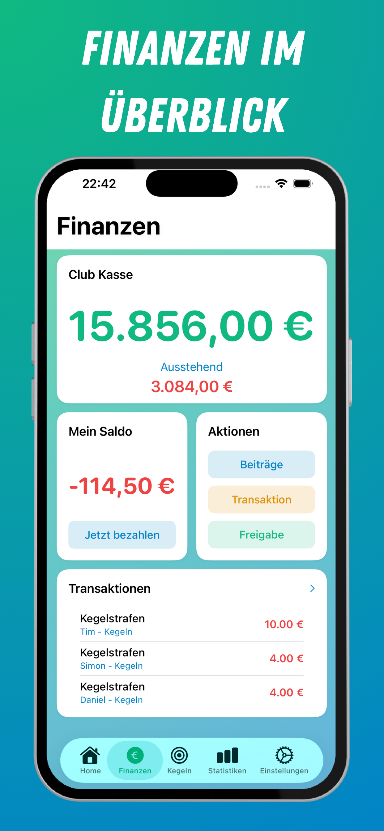 Finanzen im &Uuml;berblick